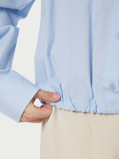 Emmana C Poplin Shirt - Light Blue