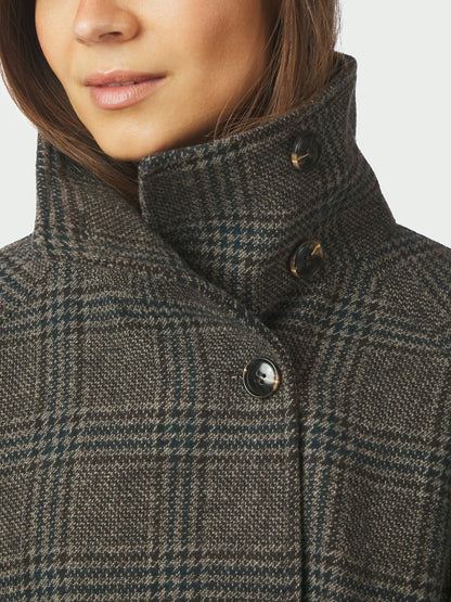 Munet Check Jacket - Dark Grey