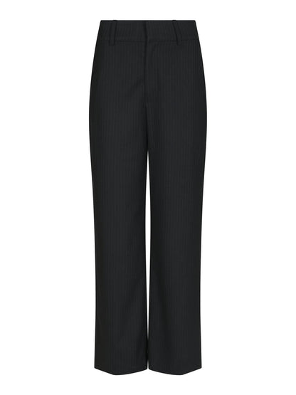 Nathalie Slim Pinstripe Pants - Dark Navy