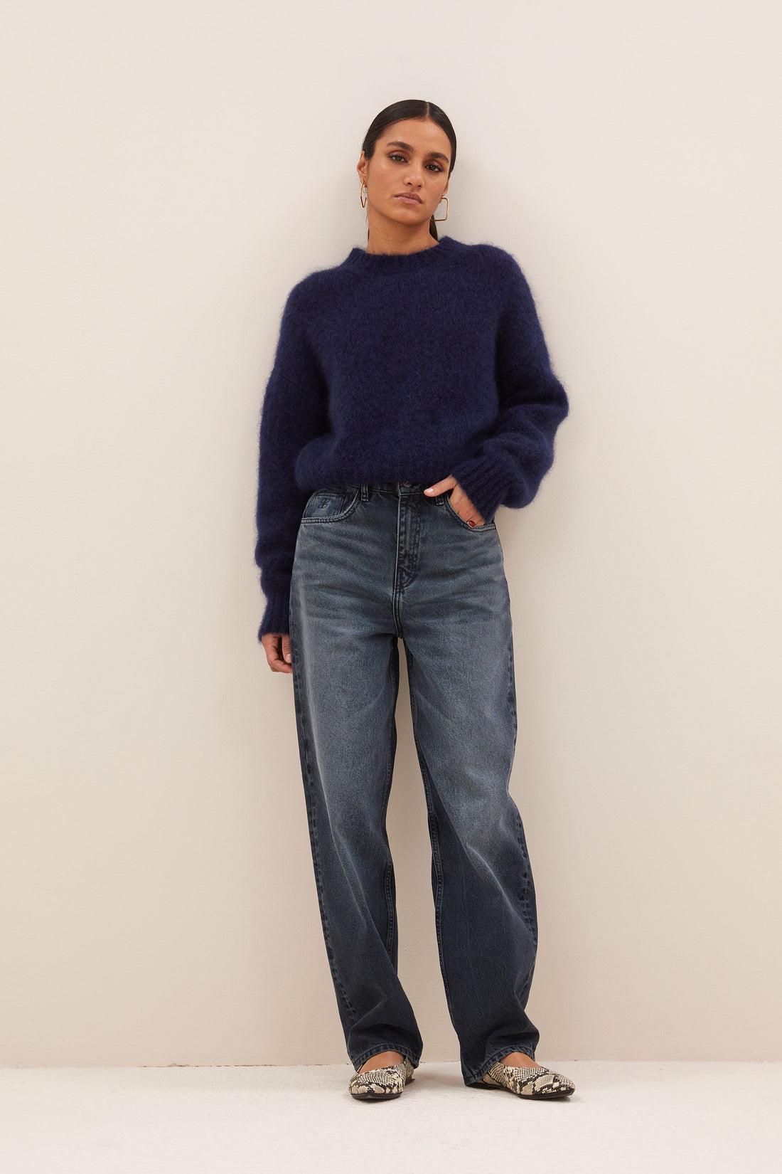 Lew Dark Denim Pants - Dark Denim