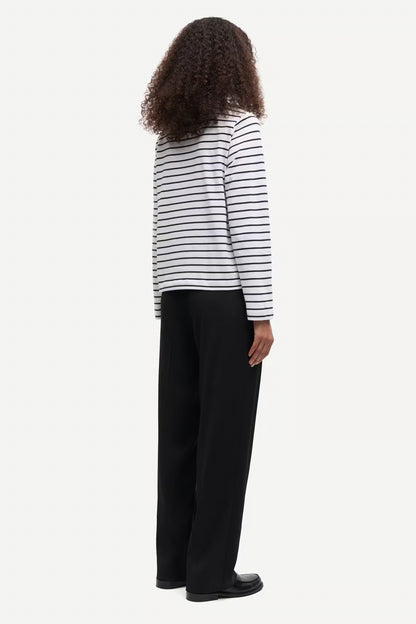 Sacamino LS T-Shirt - Salute Stripe