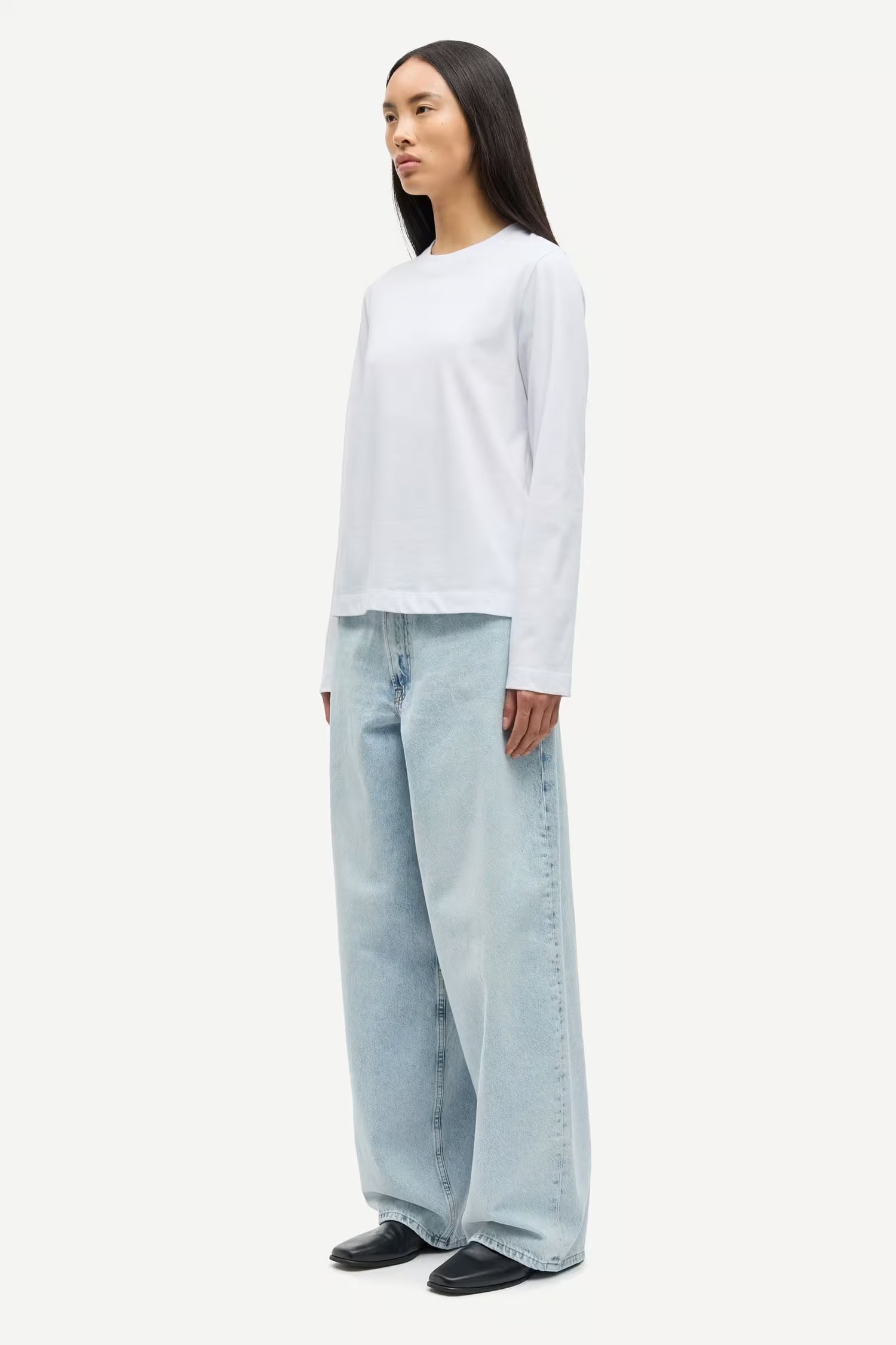 Sacamino LS T-Shirt - White