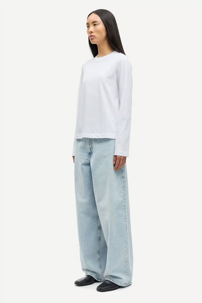 Sacamino LS T-Shirt - White