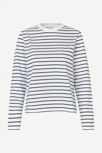 Sacamino LS T-Shirt - Salute Stripe