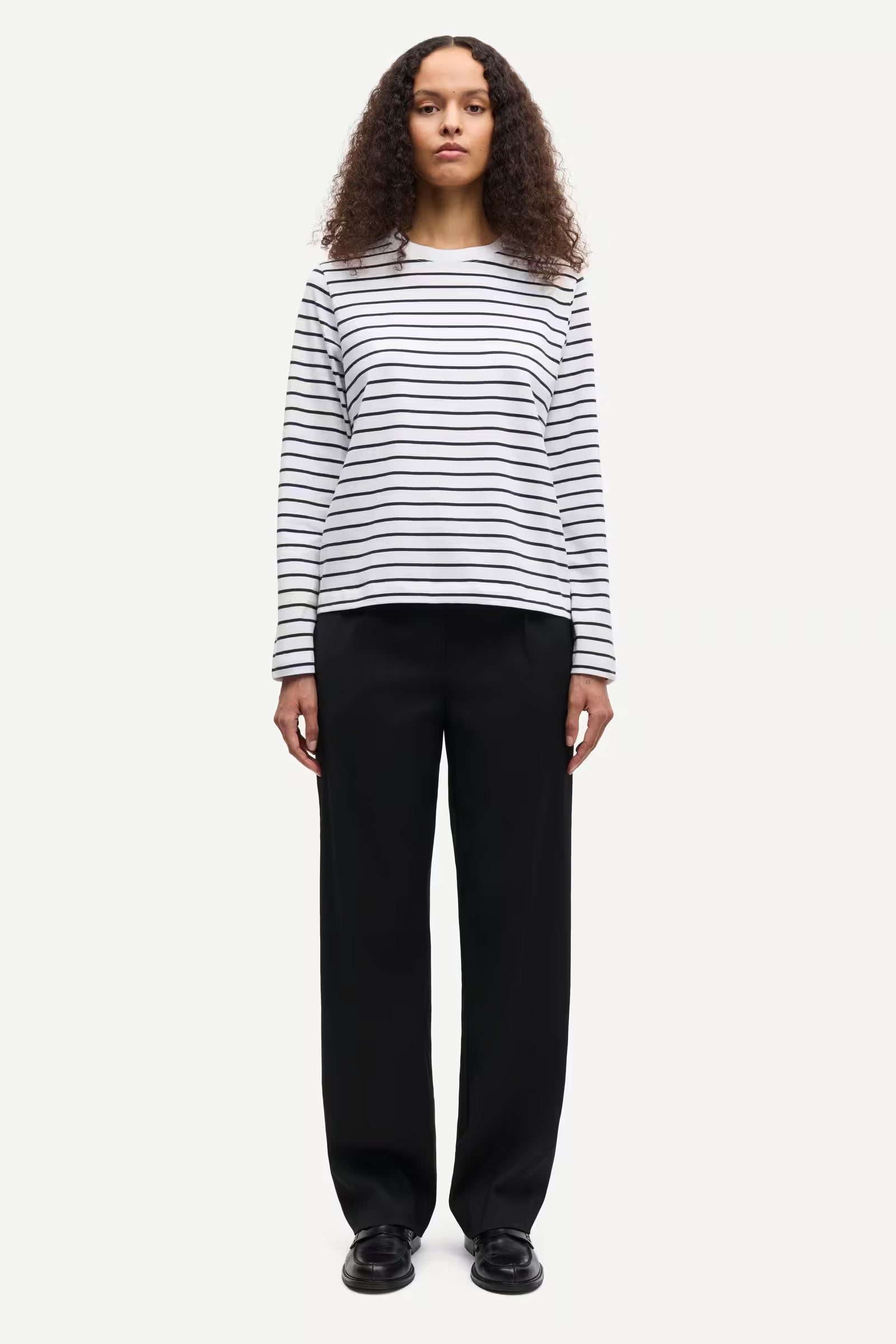 Sacamino LS T-Shirt - Salute Stripe