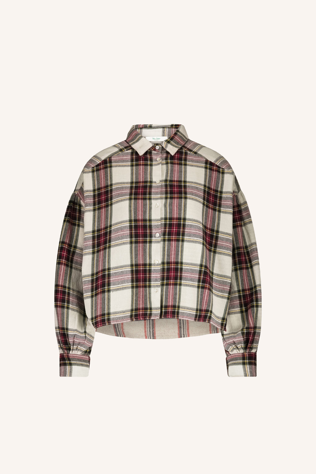 Sarah Short Check Blouse - Tartan Check