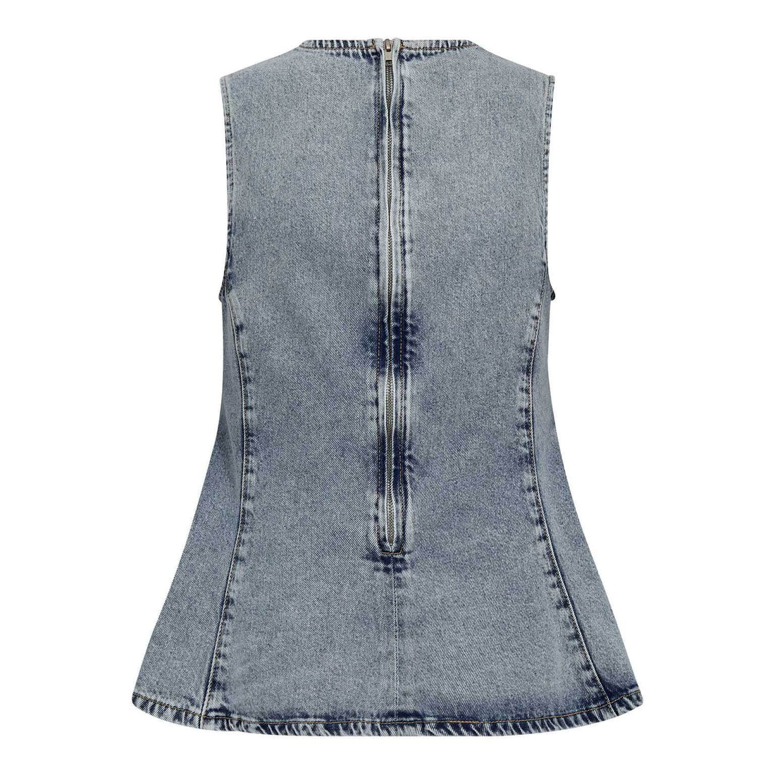 PancyCC Denim Top - Fade Denim
