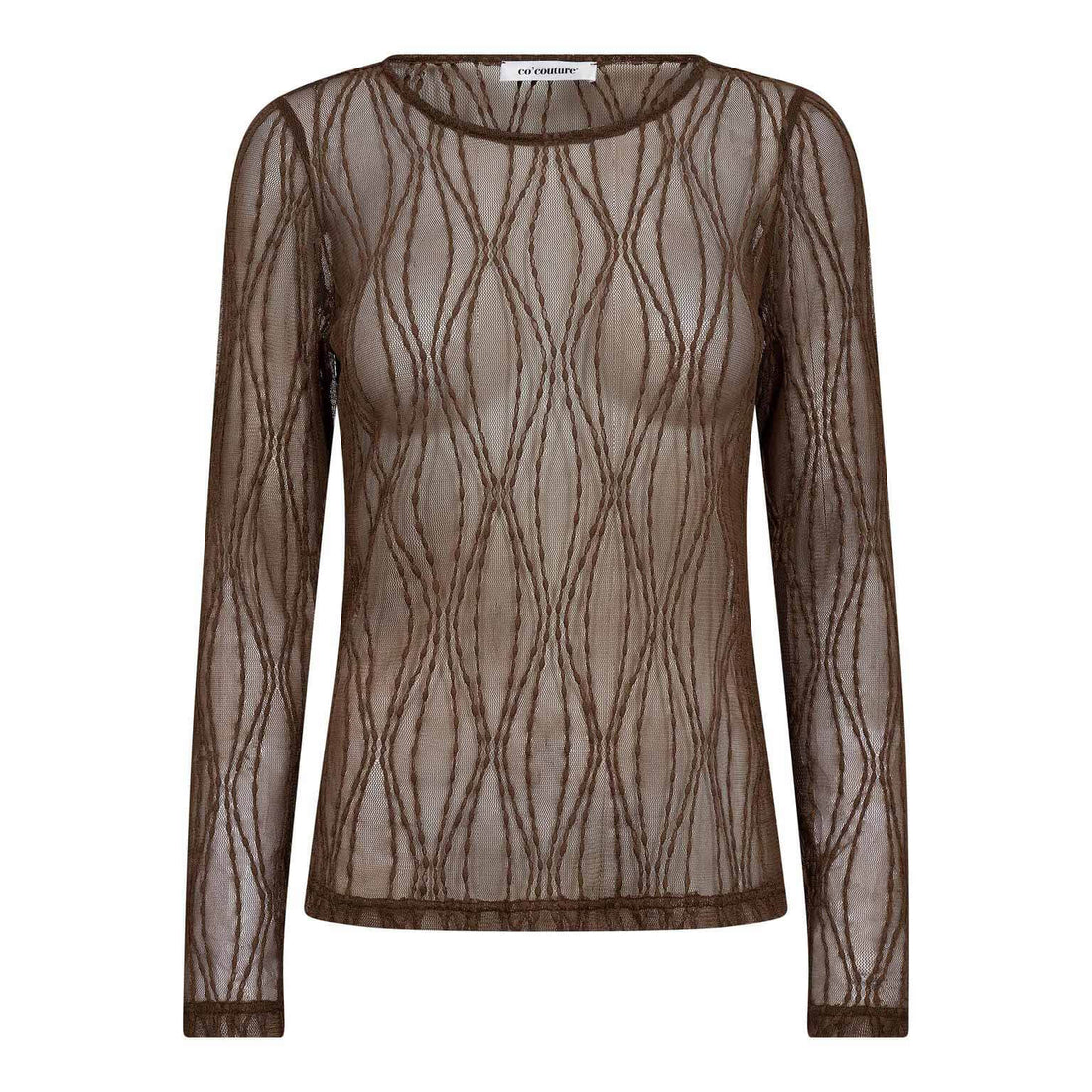 MarcyCC Mesh O-blouse - Mocca