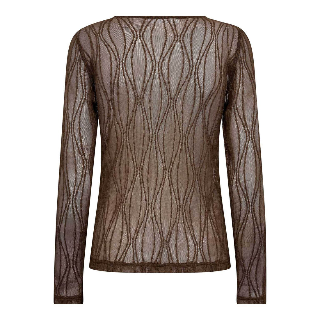MarcyCC Mesh O-blouse - Mocca