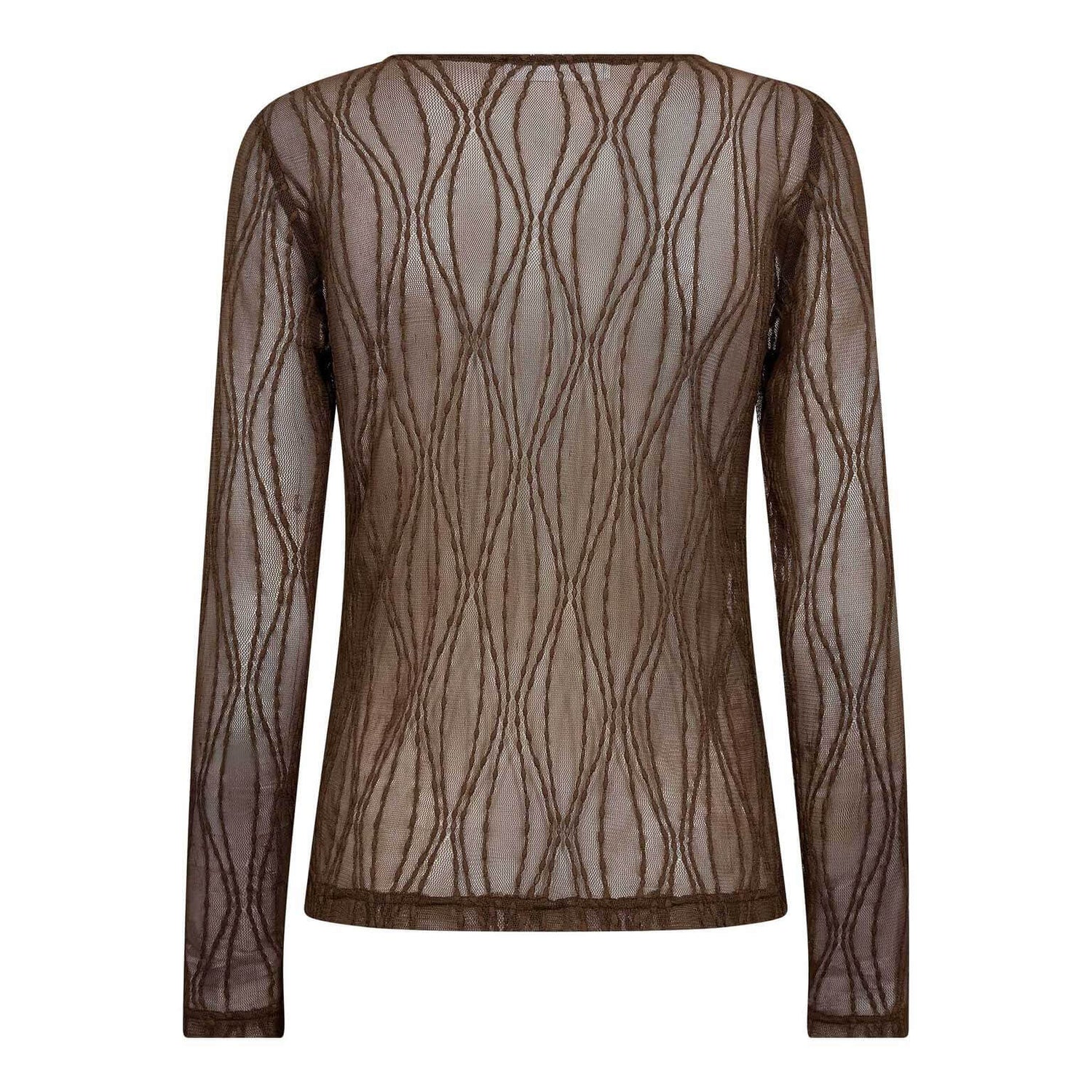 MarcyCC Mesh O-blouse - Mocca