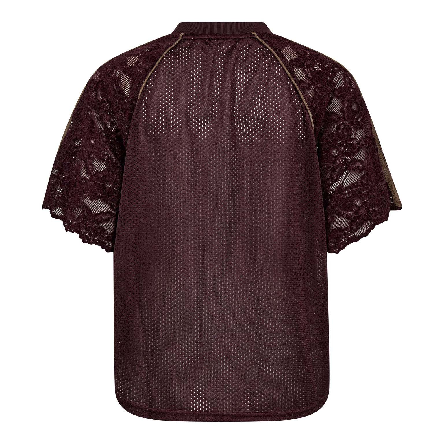 TreyCC Lace Tee - Walnut