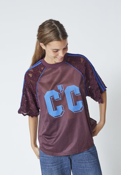 TreyCC Lace Tee - New Blue