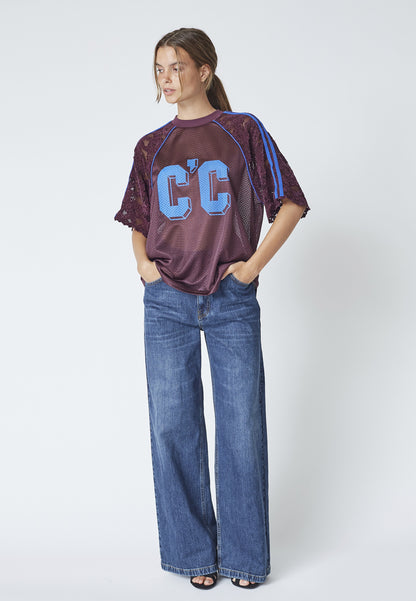 TreyCC Lace Tee - New Blue