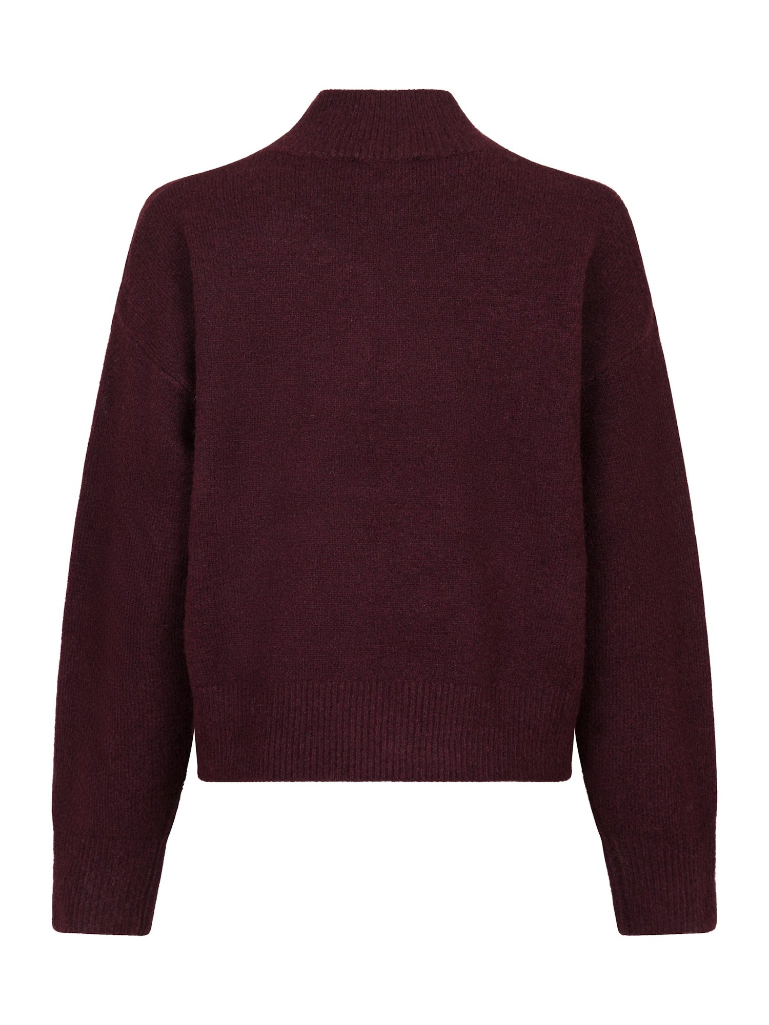 Paulina Knit Blouse - Wine