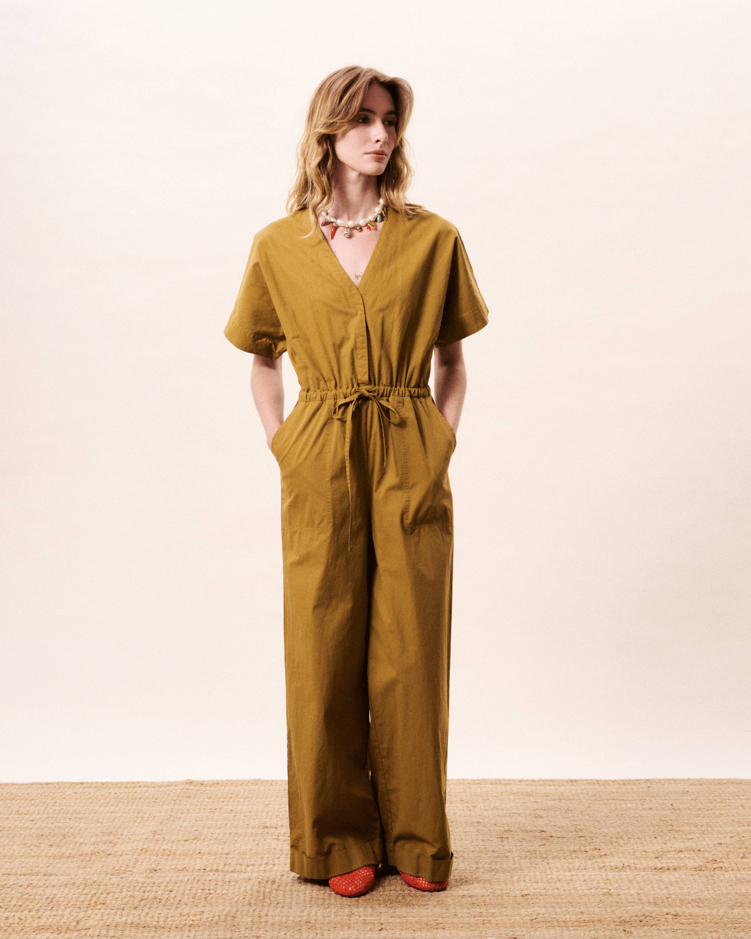 Galatee Jumpsuit - Olive