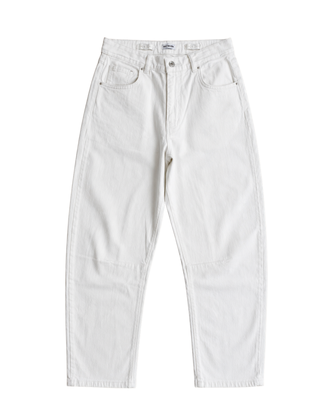 Bellbarrel Denim - Pure White
