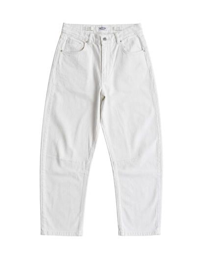 Bellbarrel Denim - Pure White
