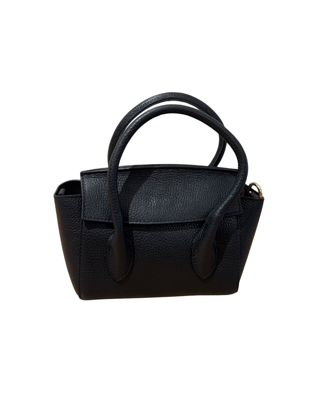 Mini Leather Bag - Black