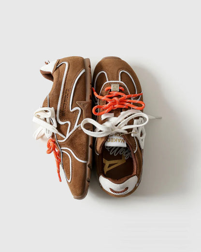 Adored Sneaker - Tan/White Suede