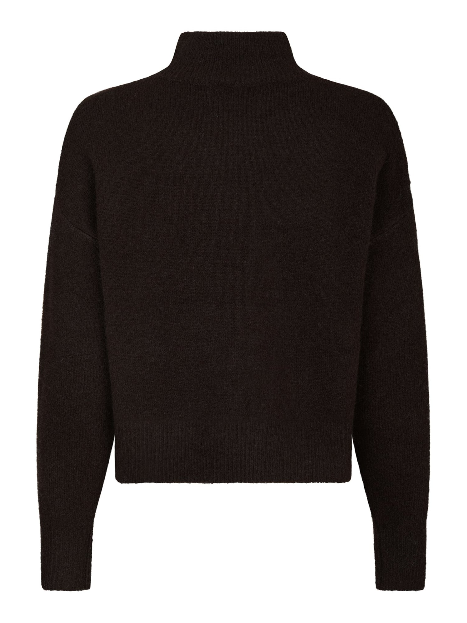 Paulina Knit Blouse - Dark Brown