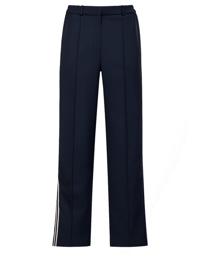 June Trouser - Dark blue/stripe white