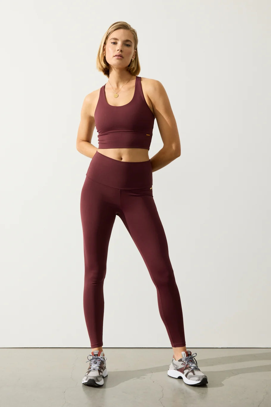 Classic Leggings High Waistband - Bordeax