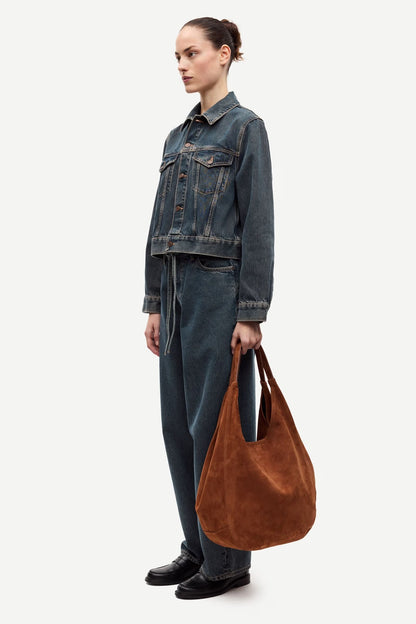 Saharper jeans belt - Burnt oak