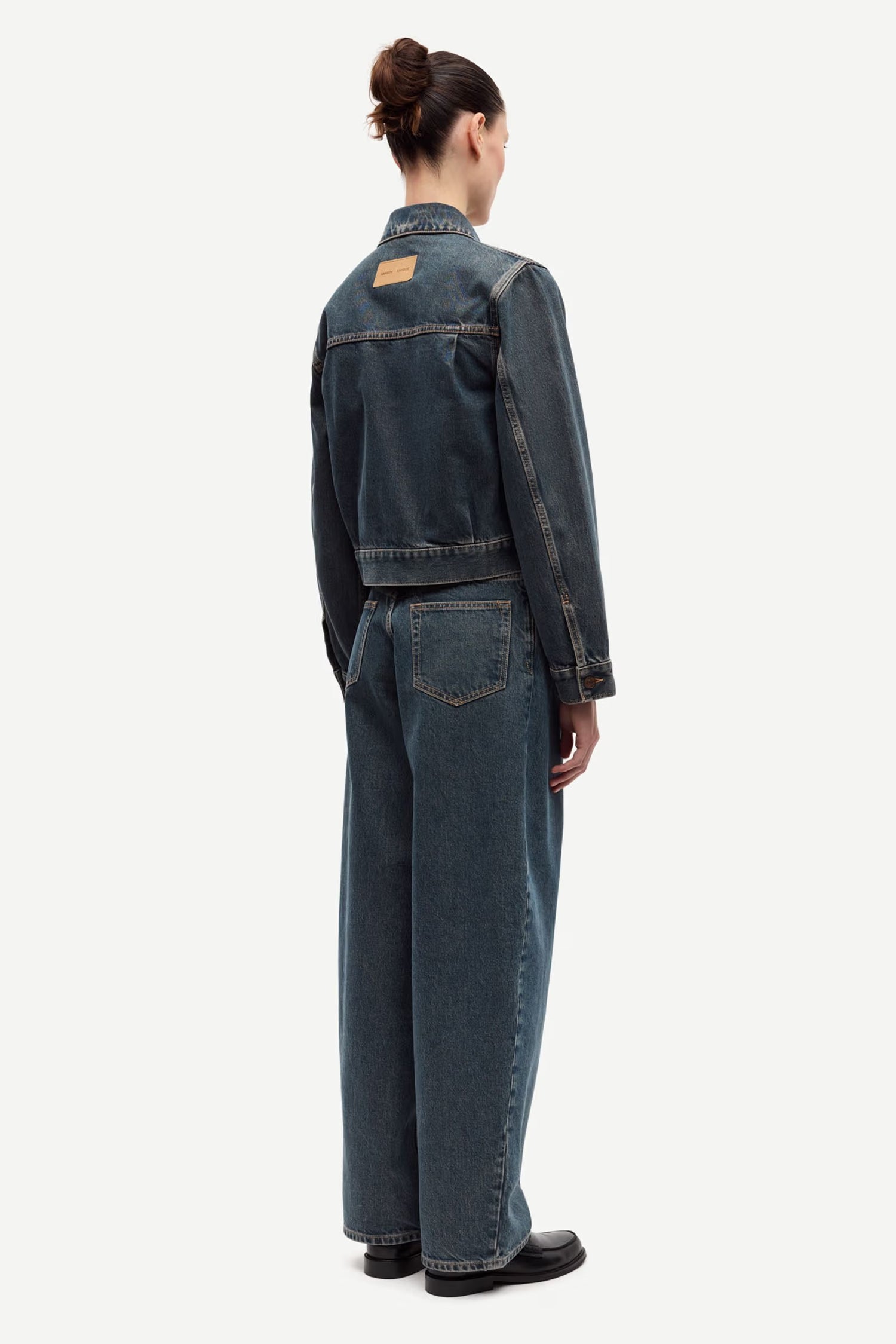 Saharper jeans belt - Burnt oak