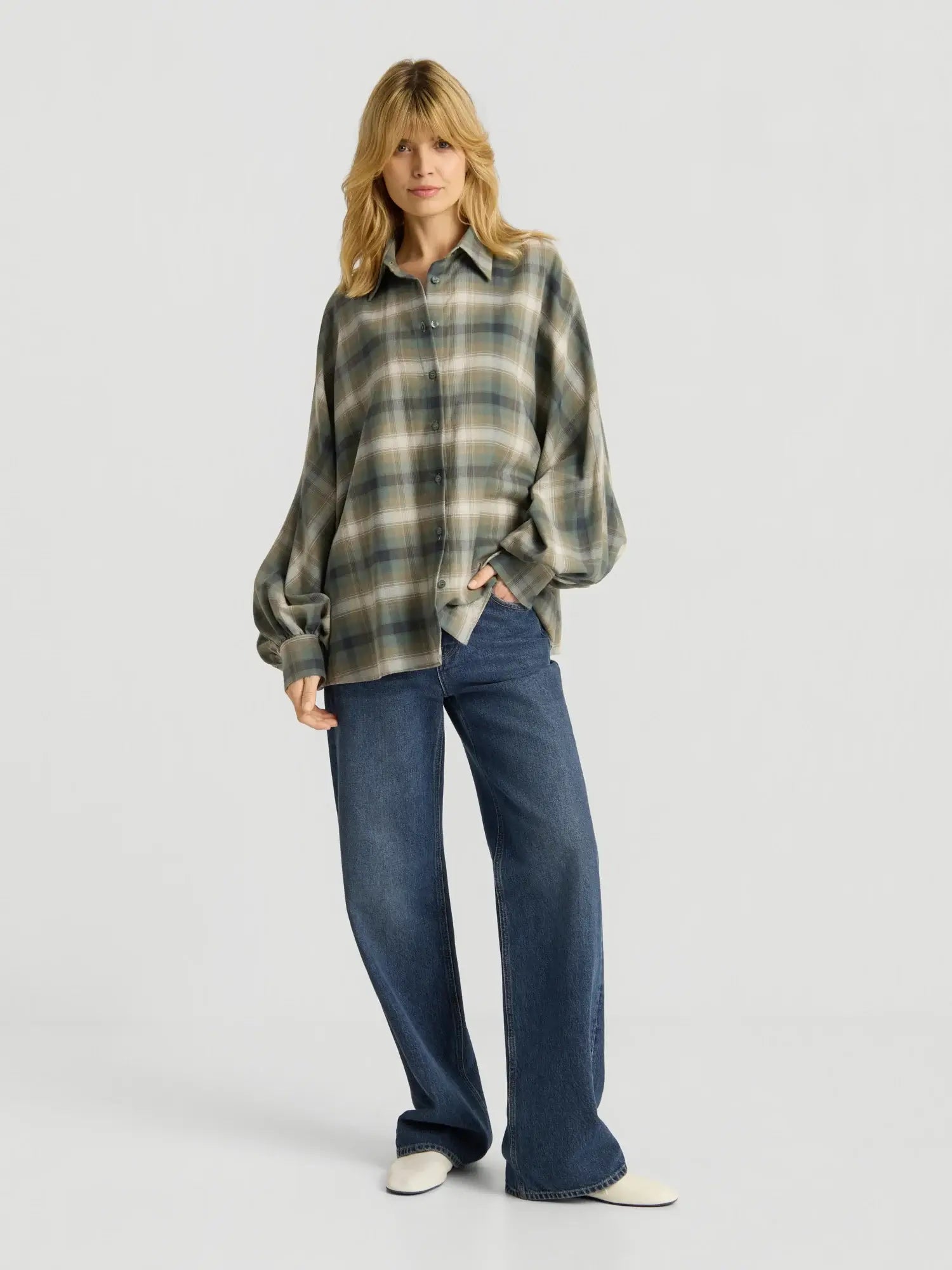Blouse Antonia Check - Green