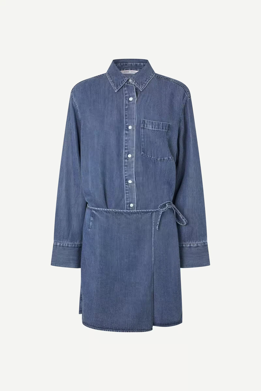 Sasky Dress - Medium Denim Blue