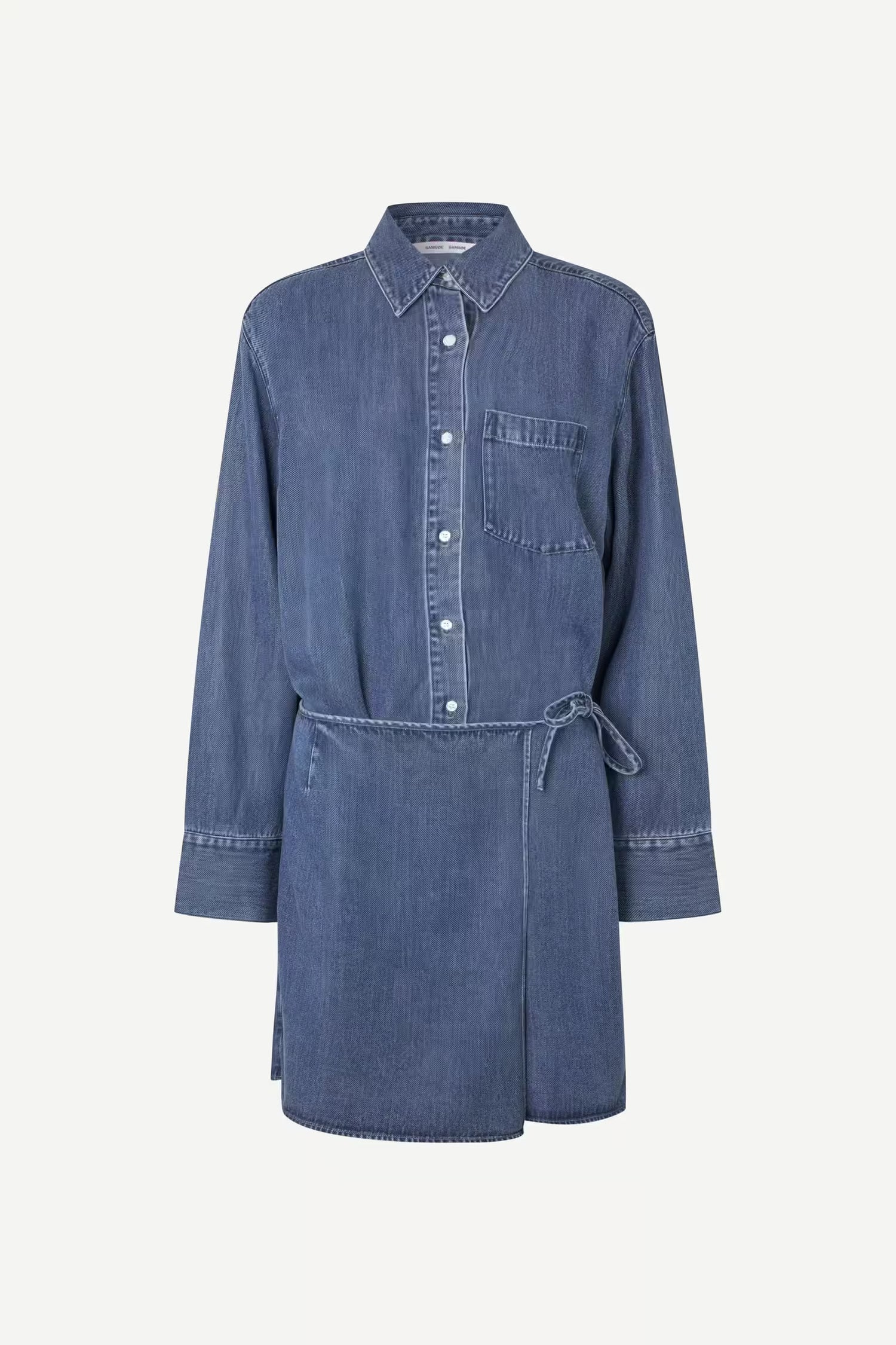 Sasky Dress - Medium Denim Blue