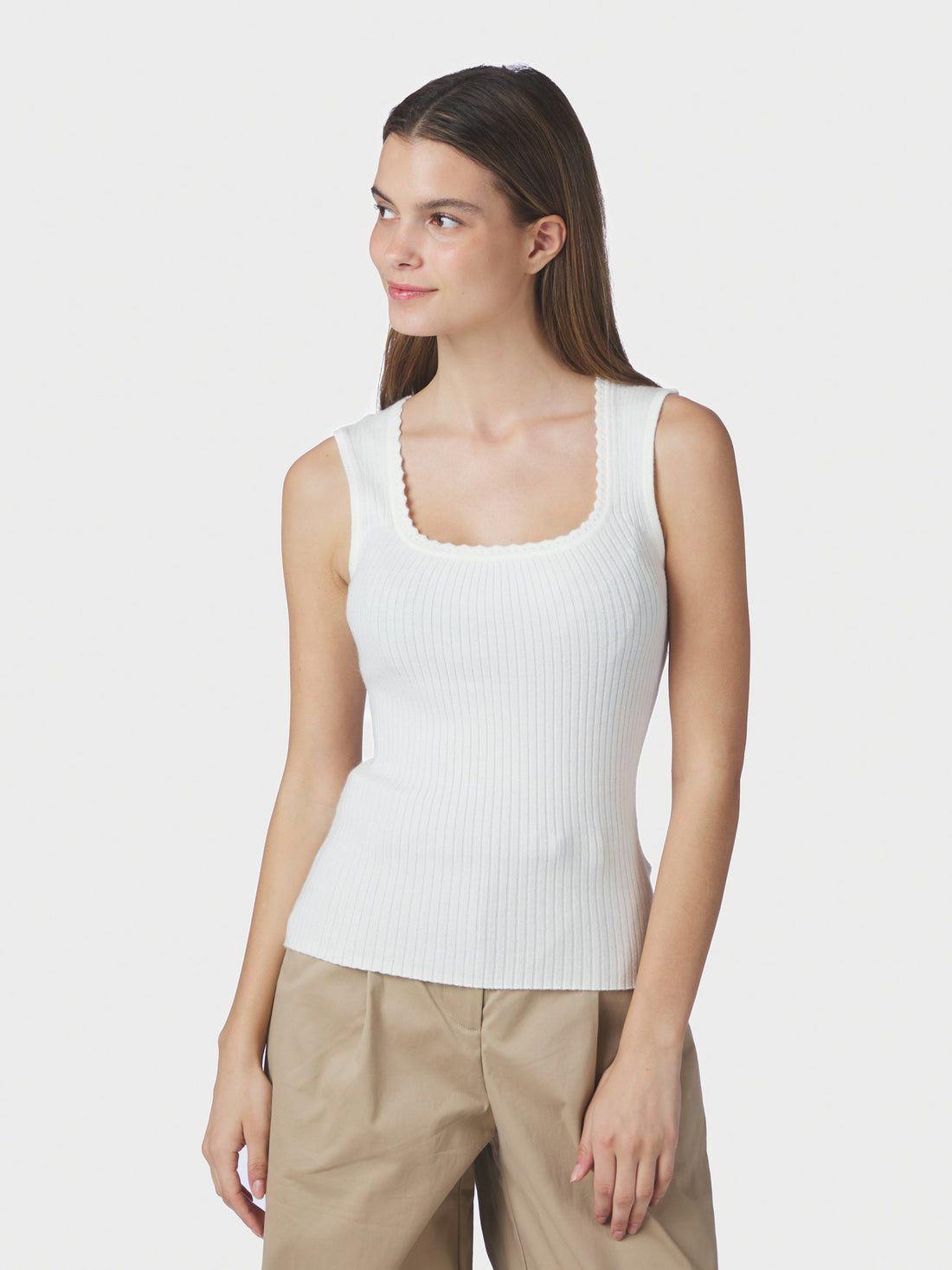 Fraline Stricktop – Off-White