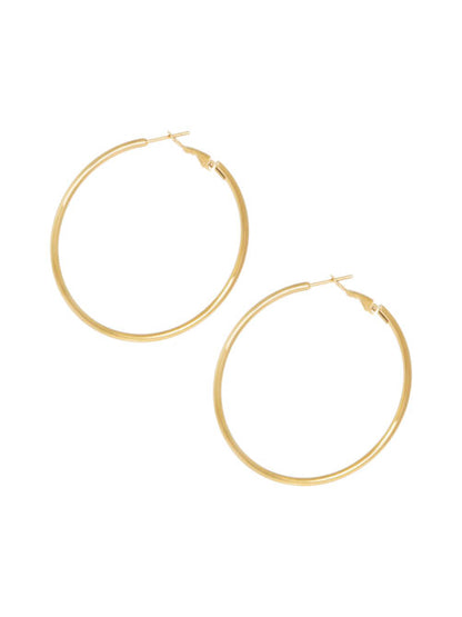 Golden Hoops L - Gold