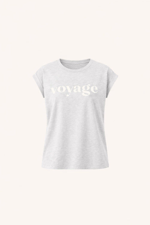 Tobi Voyage Top -Light Grey Melee