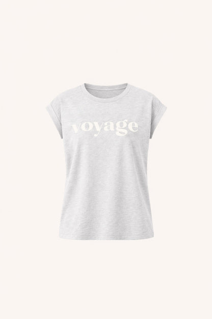 Tobi Voyage Top -Light Grey Melee