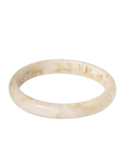 Bangle Gelakte Hars - Wit Melee