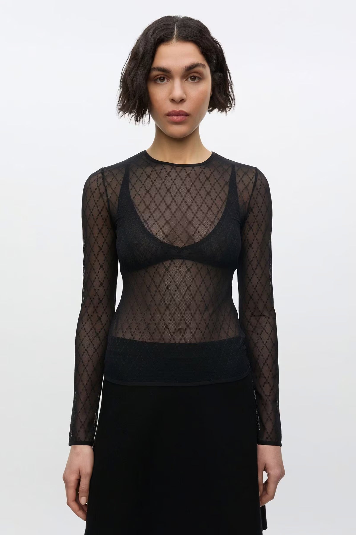 Saviona Top – Schwarz
