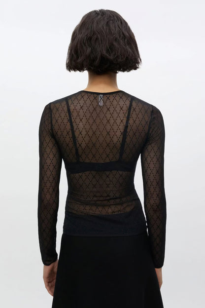 Saviona Top – Schwarz