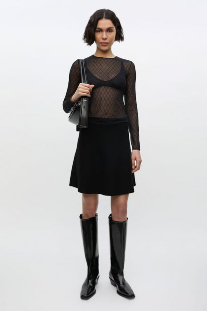 Saviona Top – Schwarz