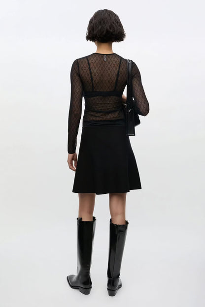 Saviona Top – Schwarz