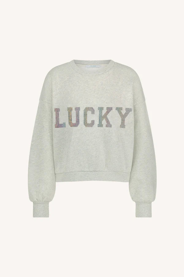 Bibi lucky sweater - light grey melee