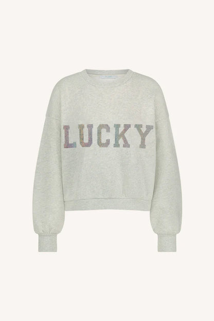 Bibi lucky sweater - light grey melee
