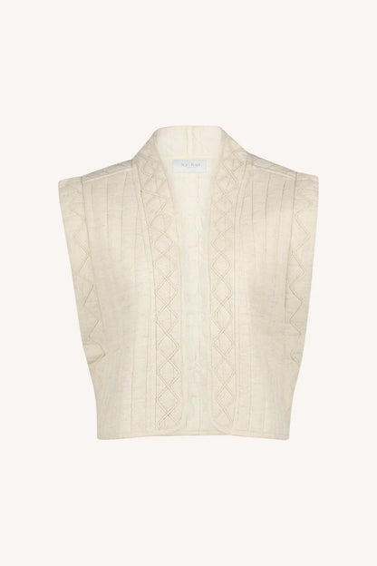 isla cord jacket - sand
