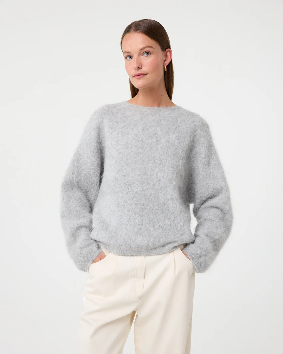 Amalia Pullover - Light Grey