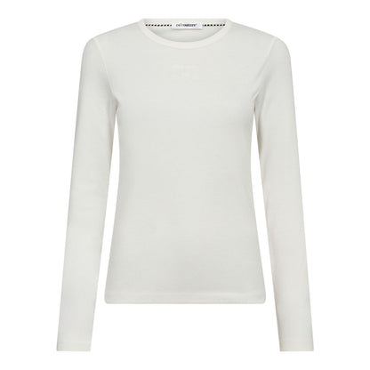 GrannyCC Embroidery LS Tee - White