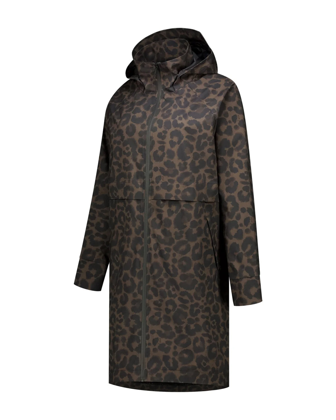 Romy Raincoat - Leopard Cacao