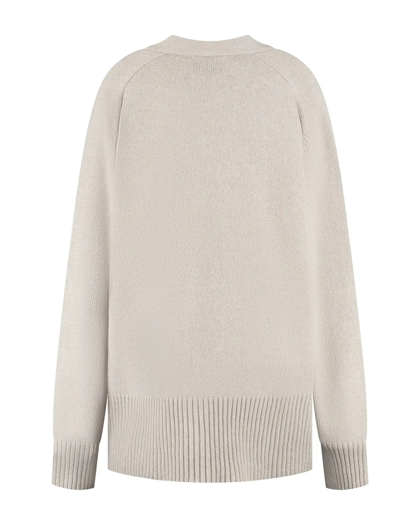 Florence Boyfriend Cardigan - Grège Melange