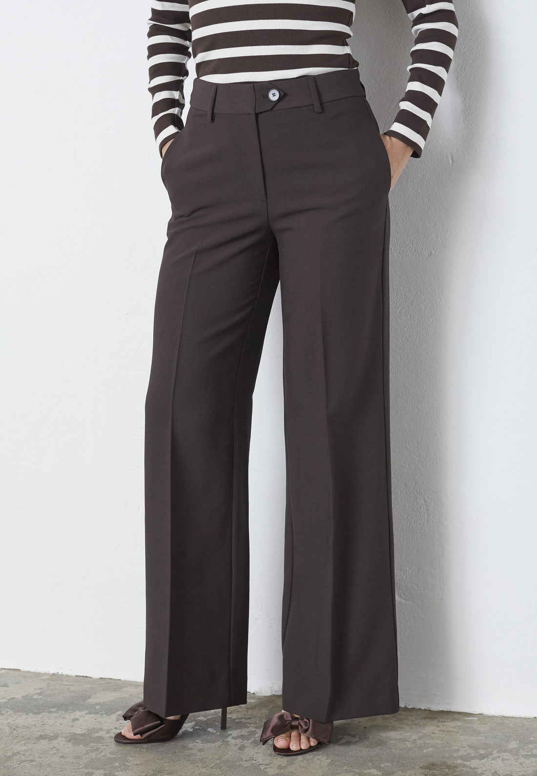 VolaCC Long Wide Pant - Dark Brown
