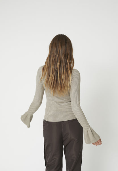 BalinCC Wide Cuff Knit - Light Walnut