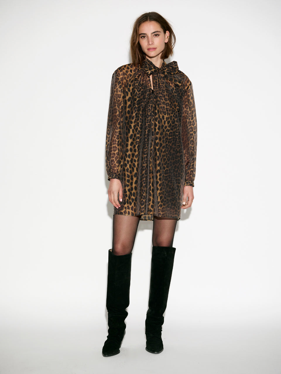Leigh Leopard Dress - Multi